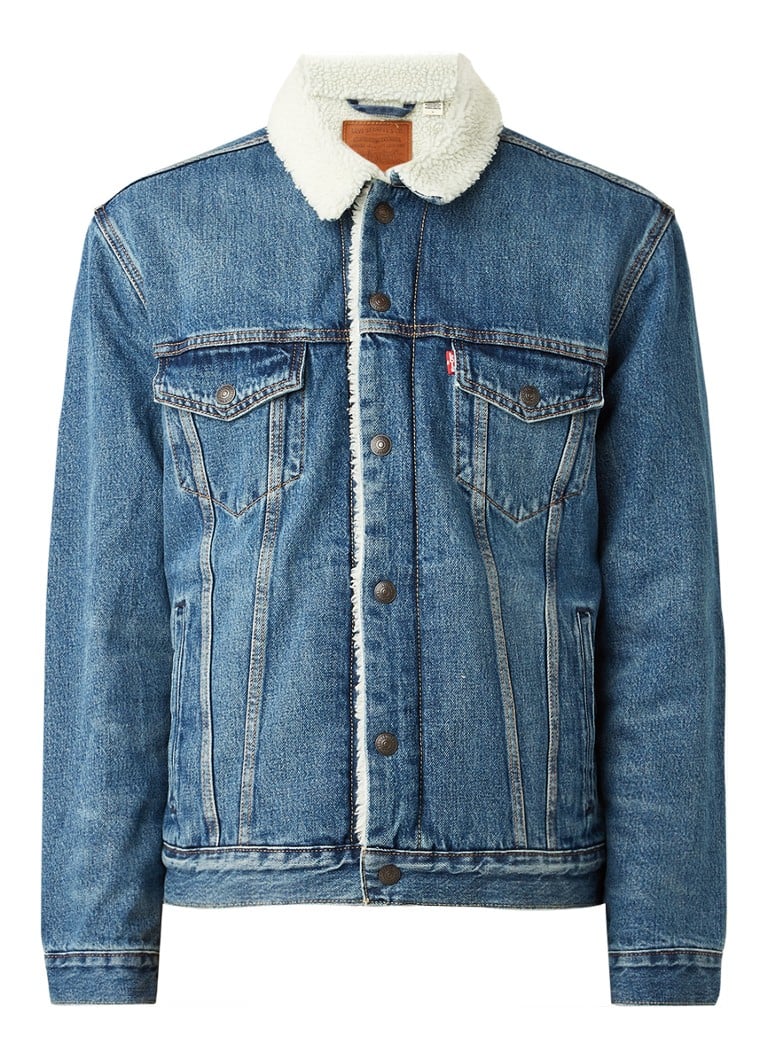 Τζιν μπουφάν Levi's Type 3 Sherpa με βελούδινη επένδυση