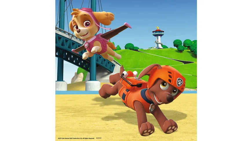 Ravensburger Puzzle - Paw Patrol, 3 x 49 Teile
