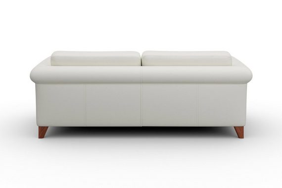 machalke® 3-Sitzer amadeo, Ledersofa mit geschwungenen Armlehnen, Breite 213 cm