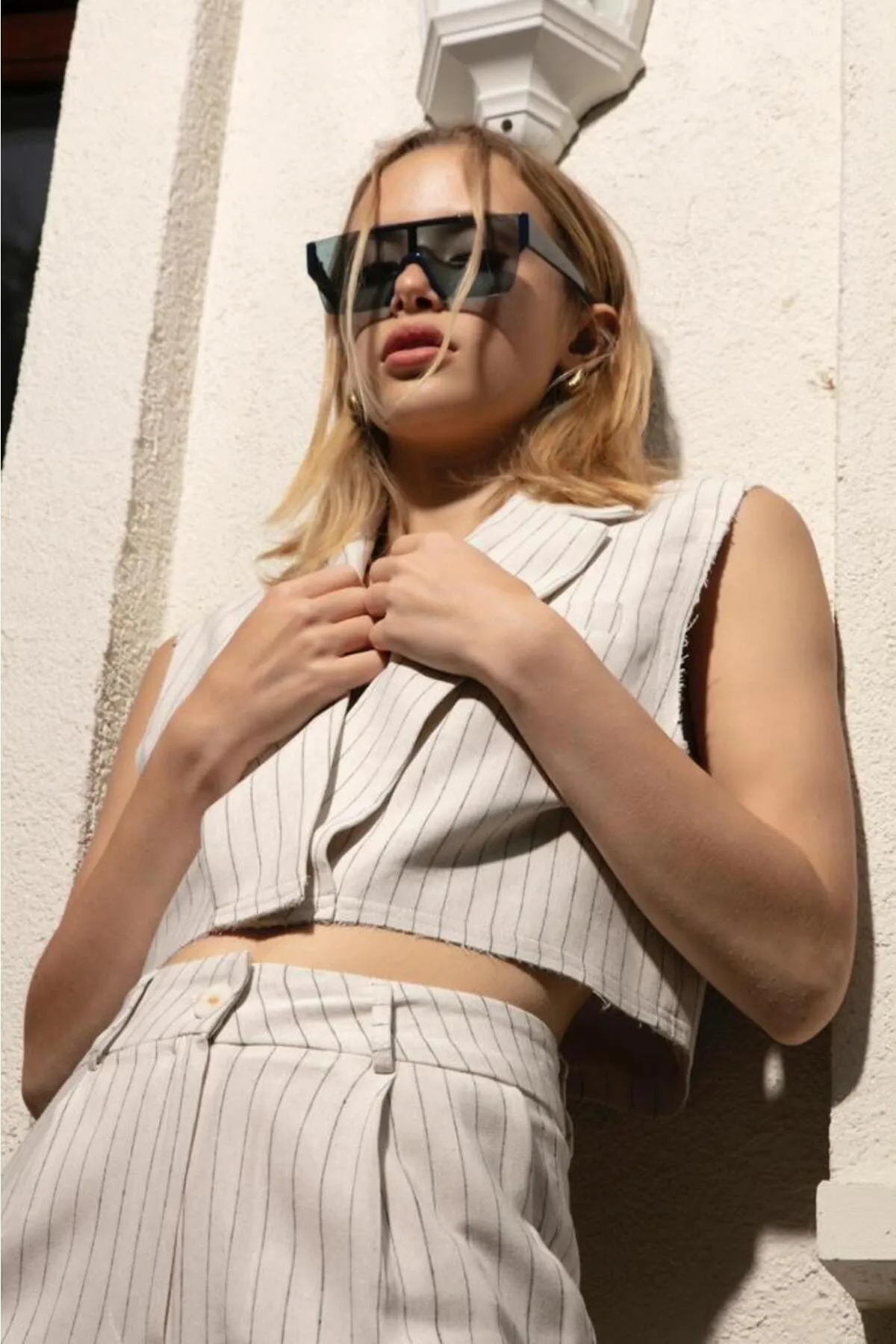 Laluvia  Set mit gestreifter Weste und Hose