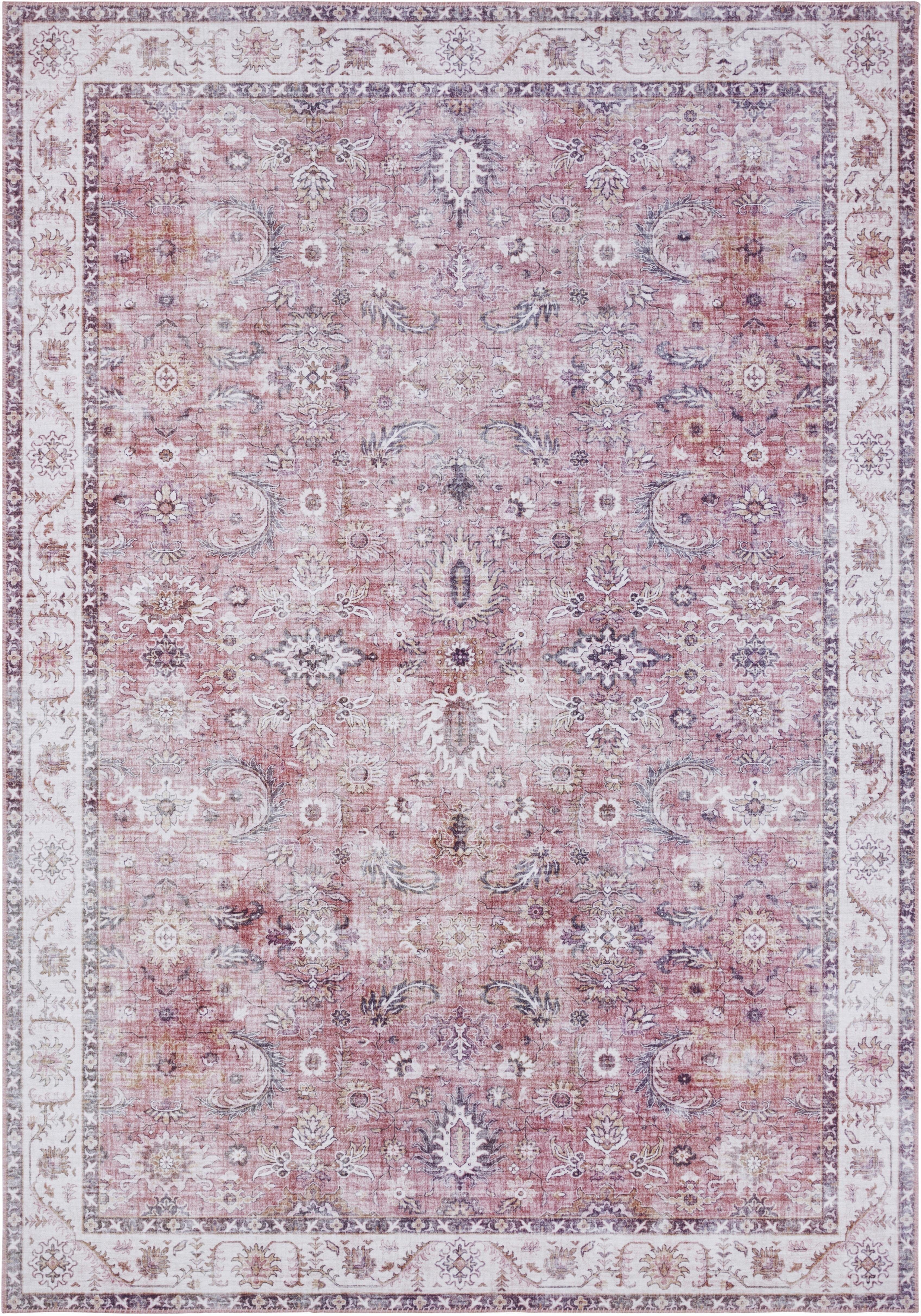 Teppich Vivana, NOURISTAN, rechteckig, Höhe: 5 mm, Orientalisch, Orient, Vintage, Wohnzimmer, Schlafzimmer, Esszimmer