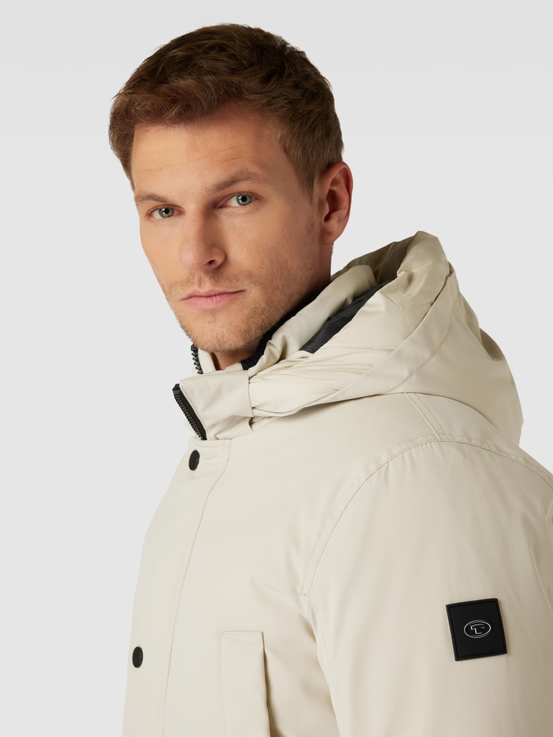 Winterjacke mit Kapuze Modell 'artic' in kitt
