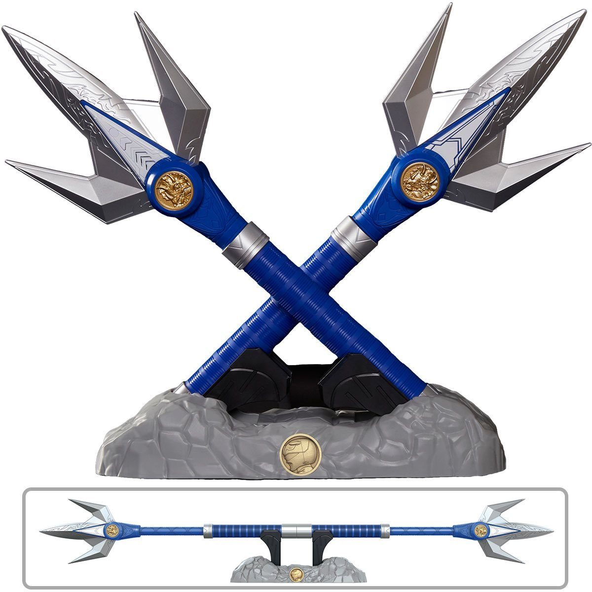 Hasbro Spielzeug-Schwert Power Rangers Lightning Collection Blue Ranger Power Lance Replik