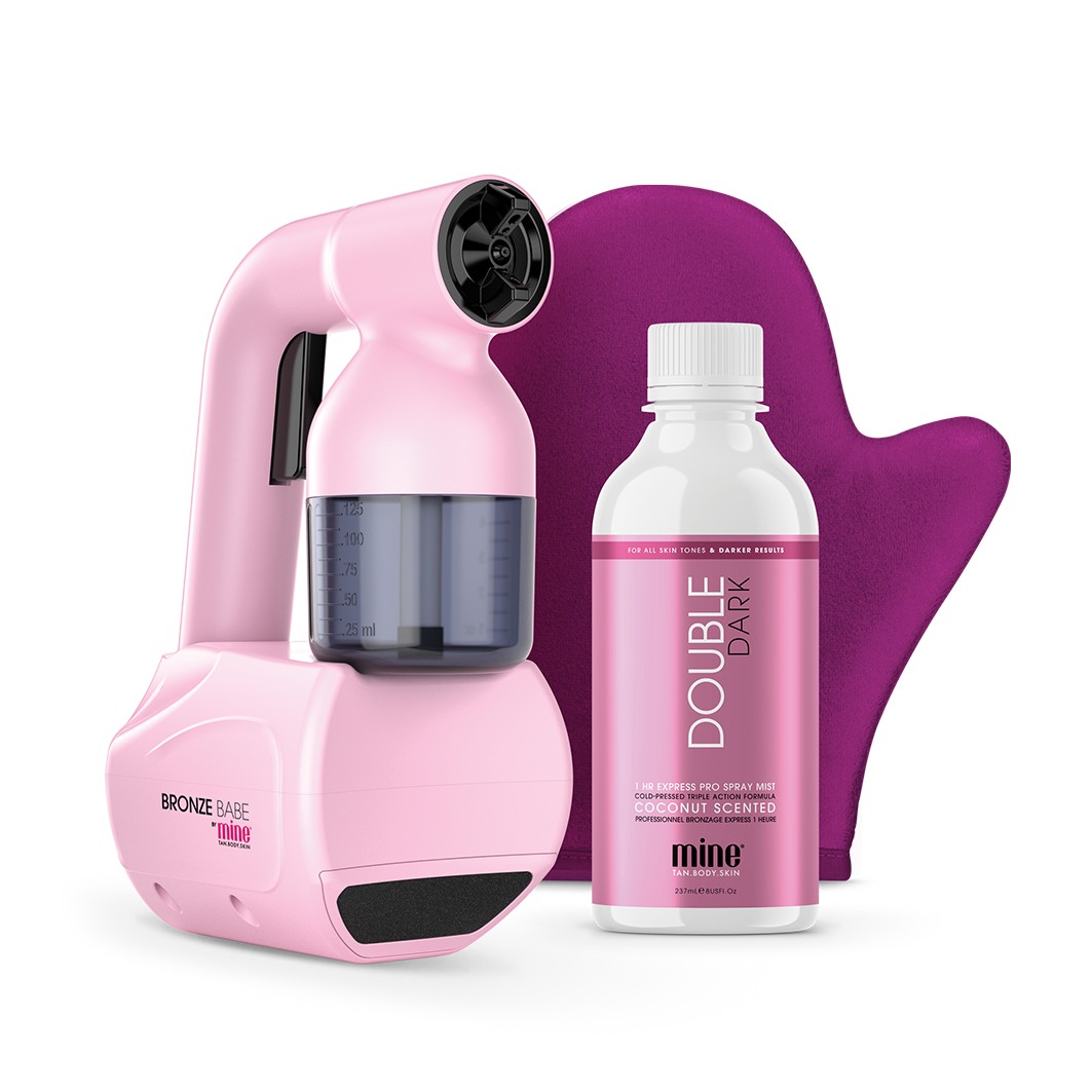 Bronze Babe Personal Spray Tan Kit - Pink