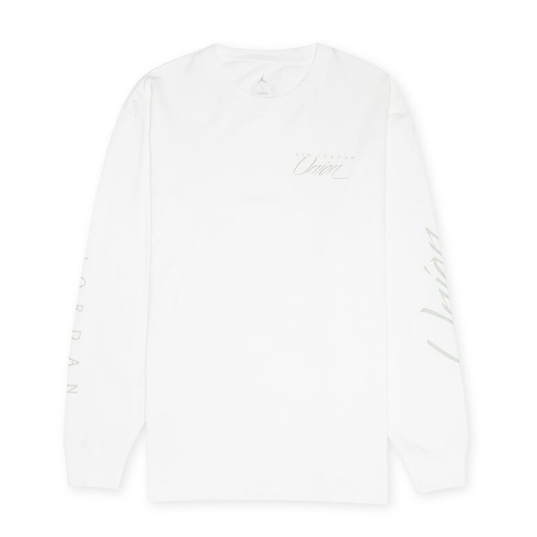 JORDAN x Union Longsleeve Tee white/grey haze