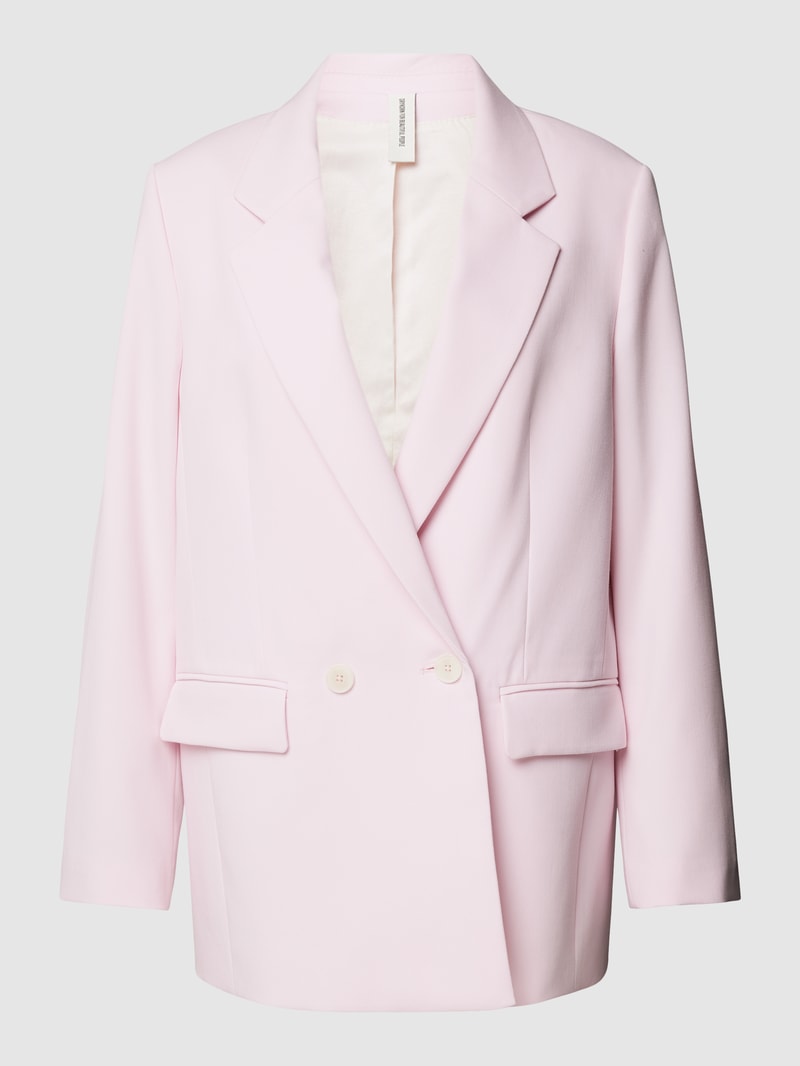 Blazer mit Pattentaschen Modell 'WARDLOW' in hellrosa