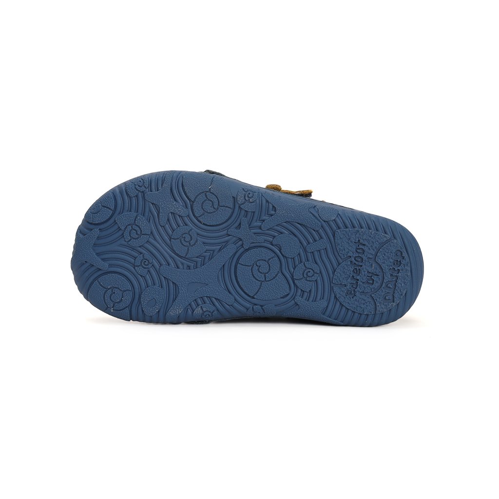 D.D.Step S073-41369 blaue Ganzjahres-Barfußschuhe