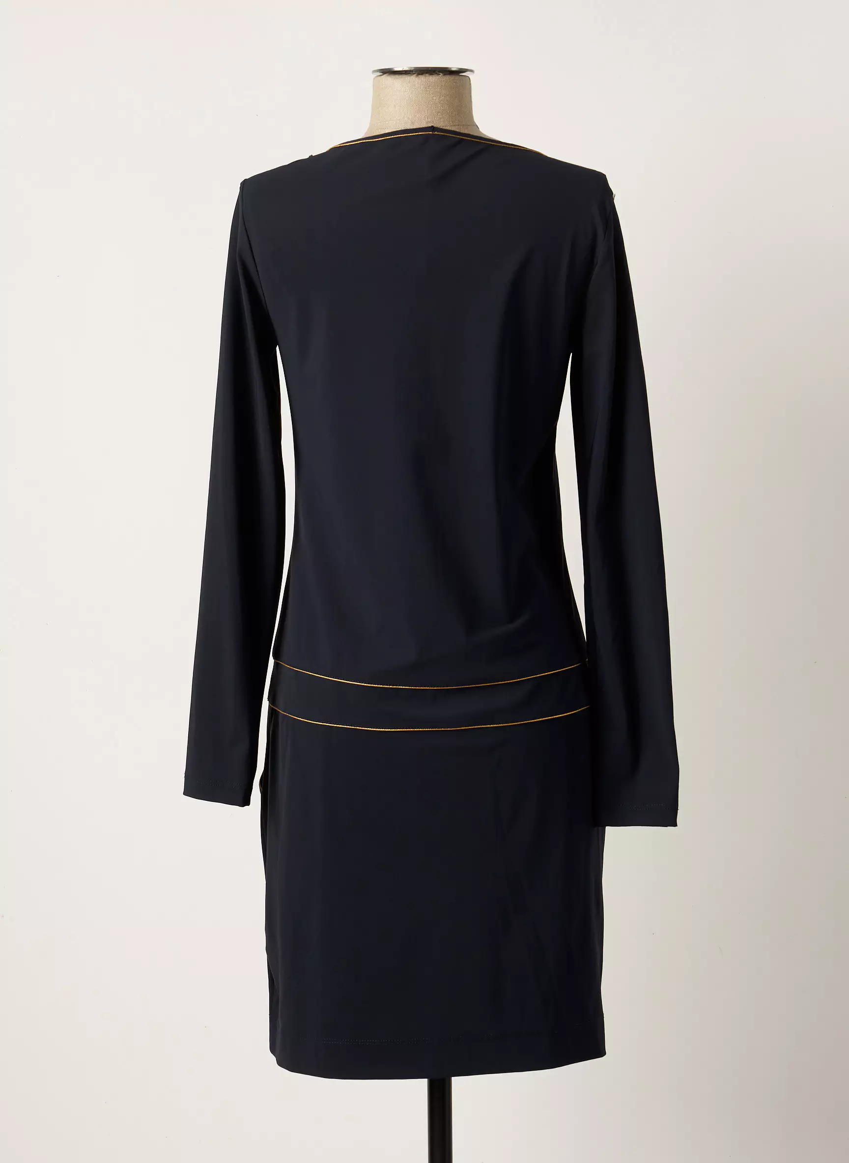 Indies Robes Mi Longues Femme couleur bleu