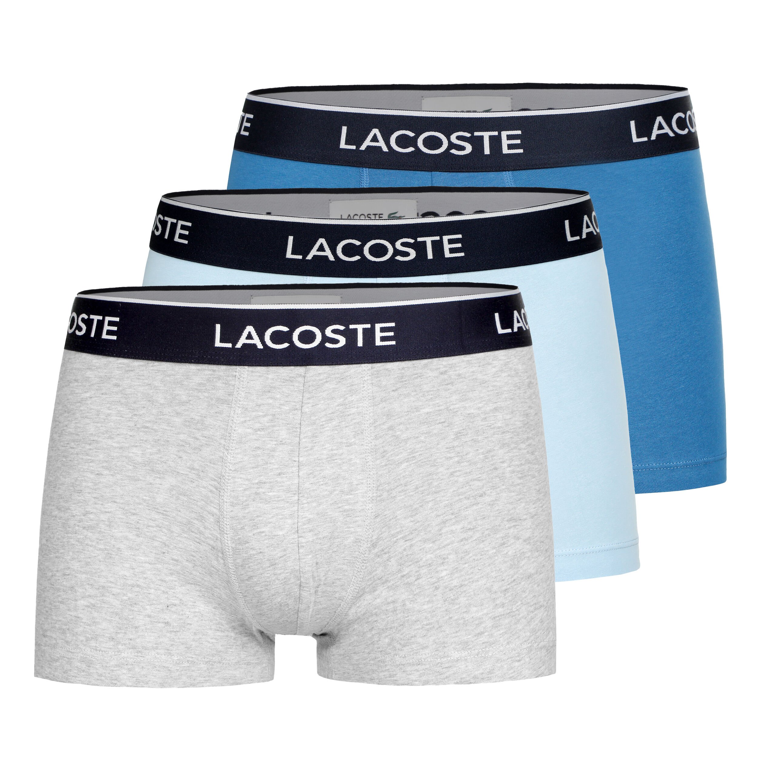 Boxer Short 3er Pack Herren - Silber
