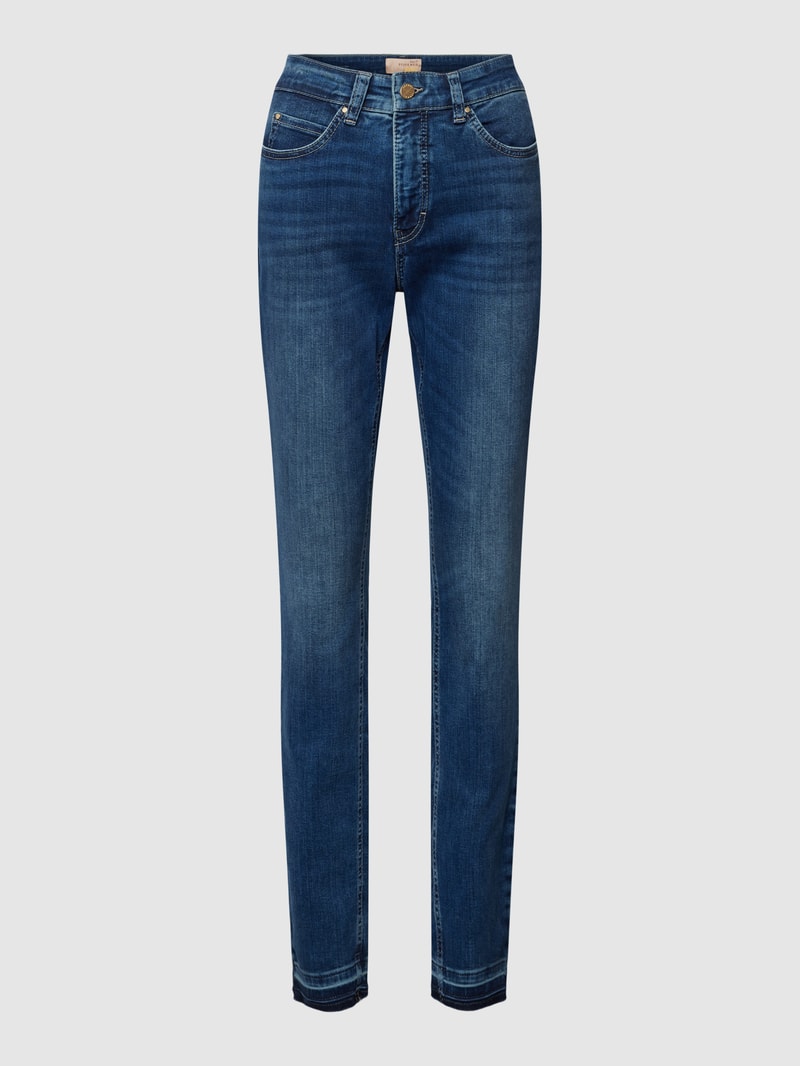 Slim Fit Jeans im 5-Pocket-Design Modell 'Dream' in blau