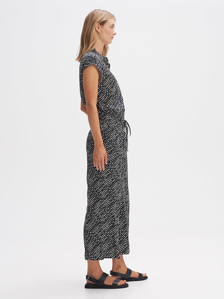 OPUS Jumpsuit in Schwarz/ Weiß günstig kaufen