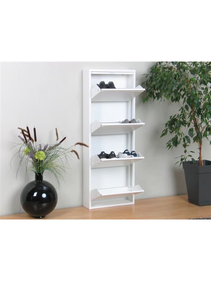 ebuy24 Schuhschrank Pisa Weiß 50 x 16 cm günstig kaufen onesize