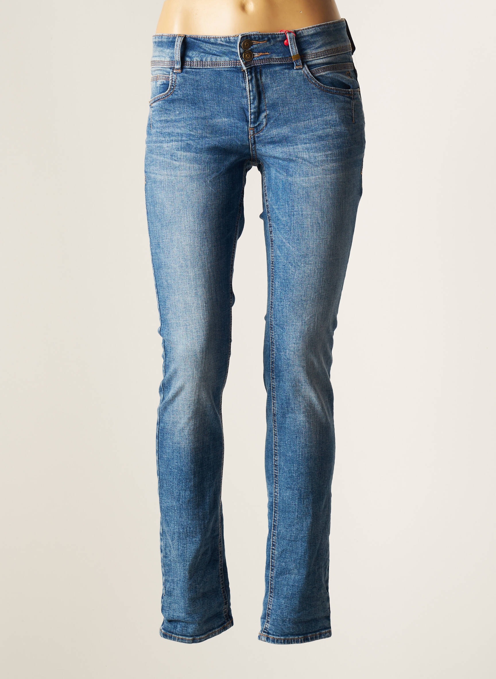 S Oliver Jeans Coupe Slim Femme couleur bleu