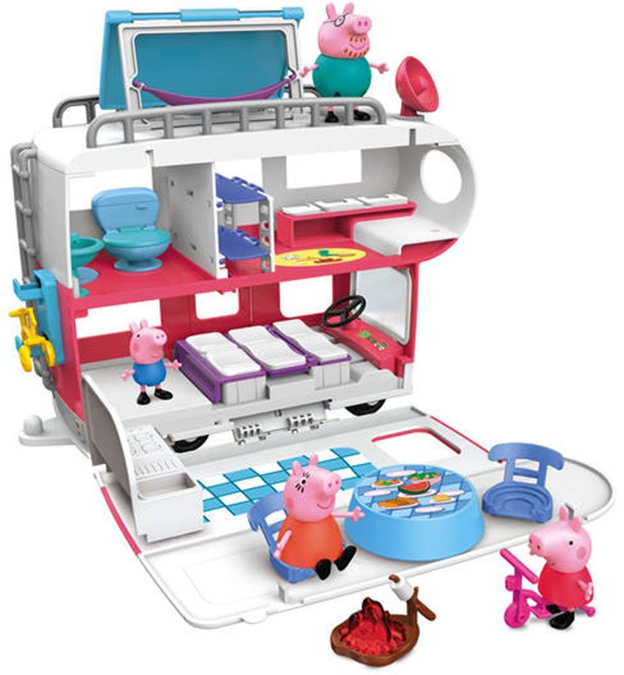 Hasbro Spielzeug-Auto Peppa Pig, Wohnmobil von Familie Wutz, mit Soundeffekten