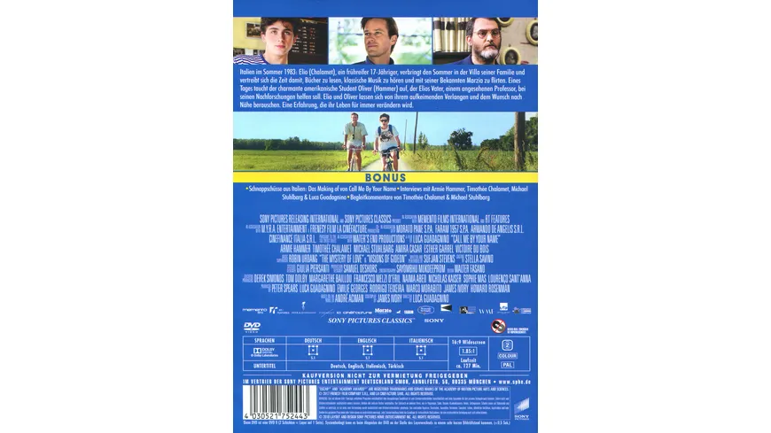 Call me by your Name