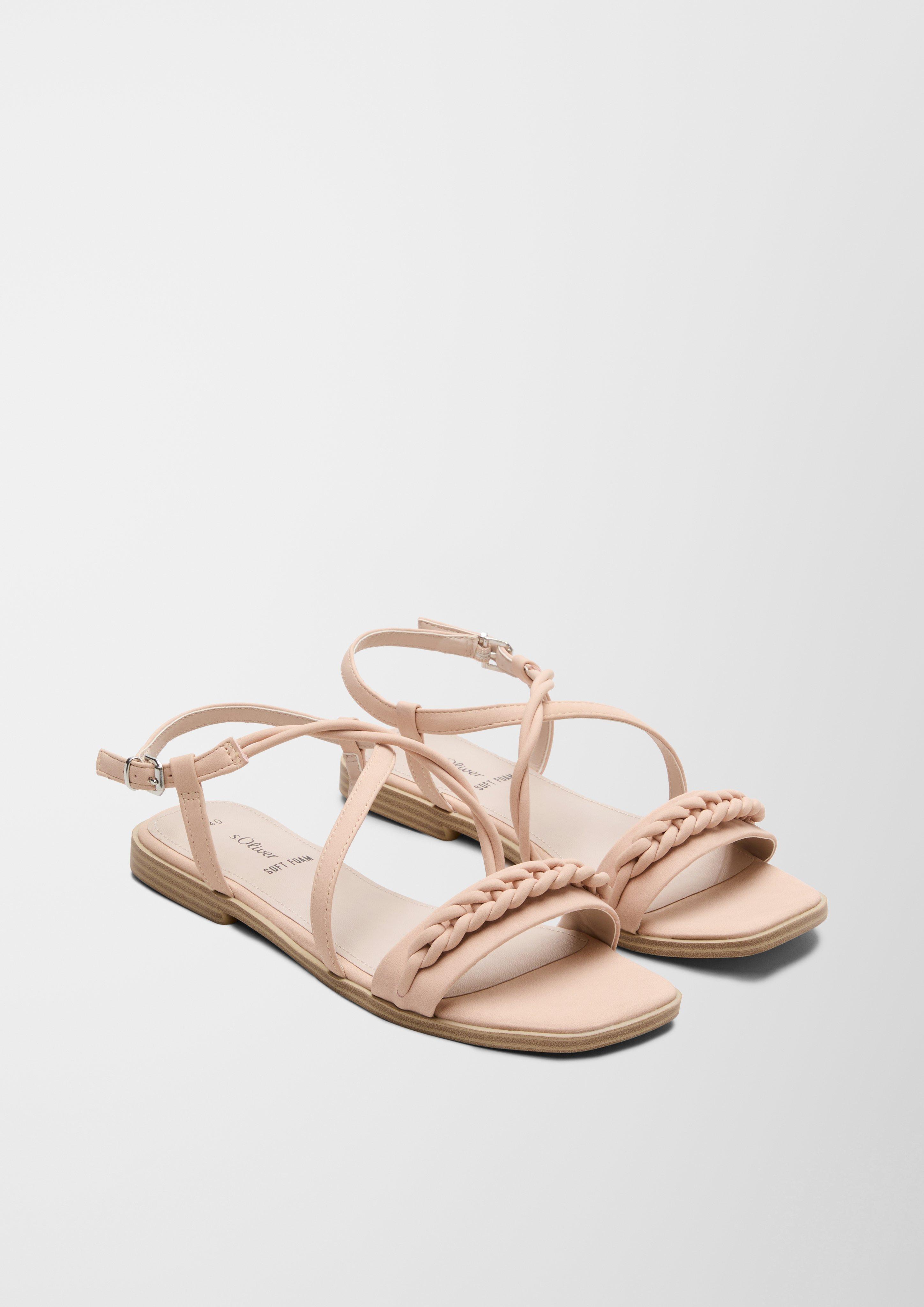 Sandalen mit Flecht-Detail  6007696-355