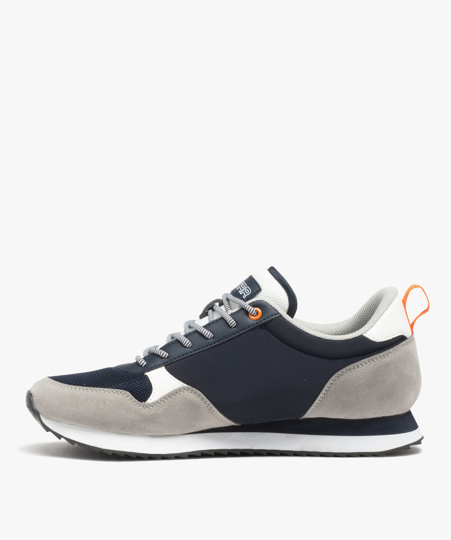 Baskets homme style rétro à lacets bicolores - G-Star marine | GEMO