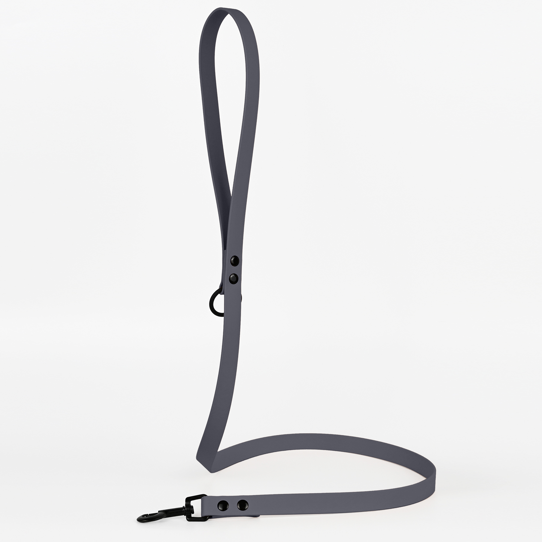 THE DOG IDEA Hundeleinen THE DOG IDEA Cityleine Biothane Khaki grau