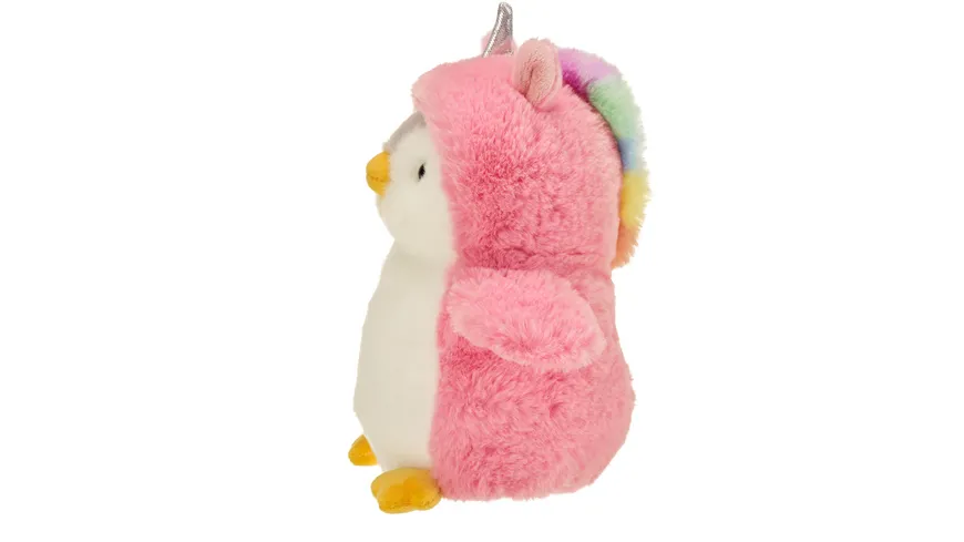 Müller - Toy Place -  Plüschtier Pinguin Einhorn, 19 cm