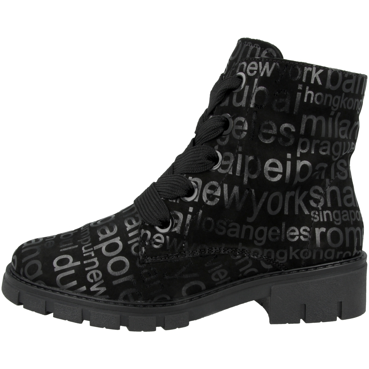 Ara 12-23126 Schnürboots schwarz