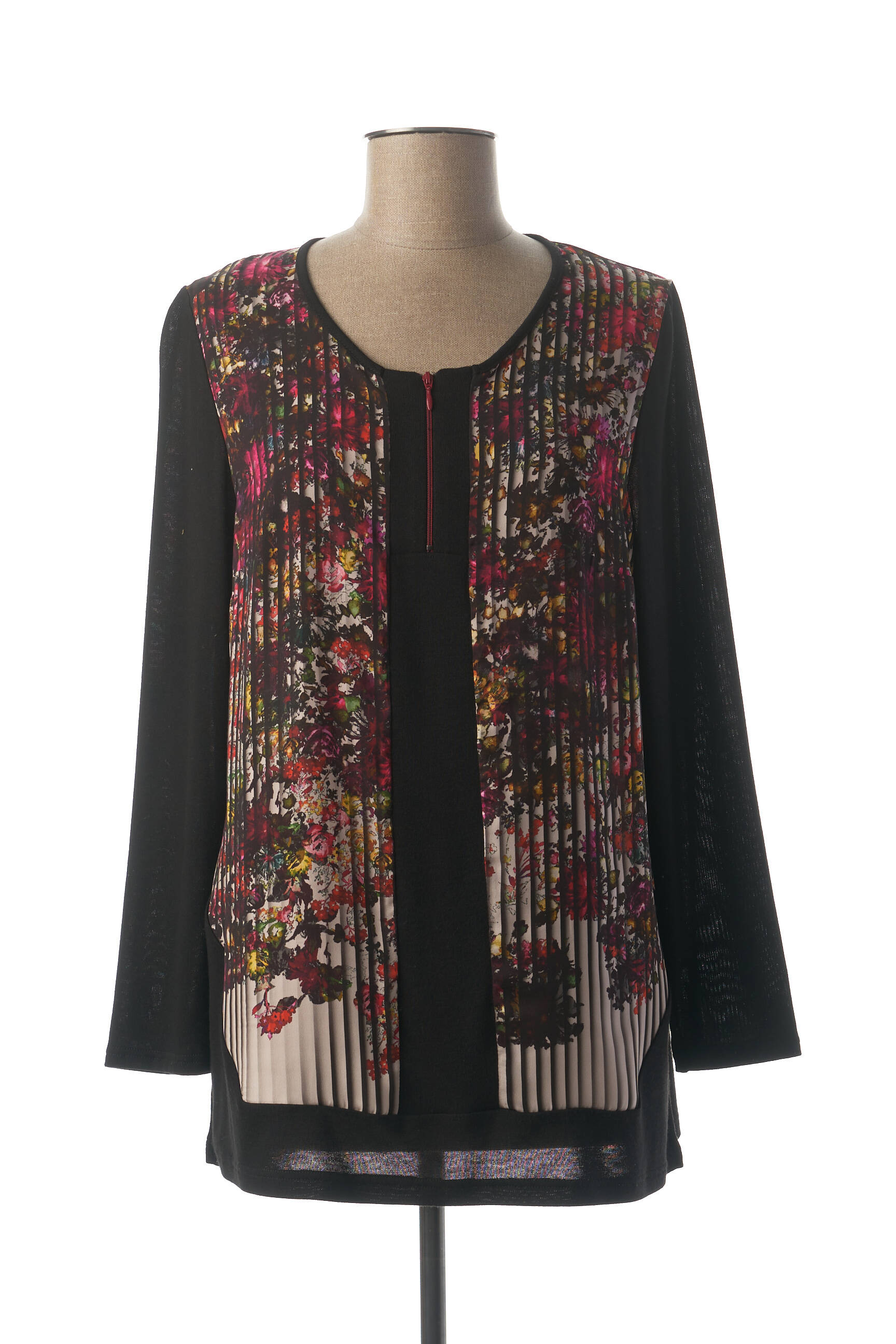 Guy Dubouis Tuniquemanchelongue Femme couleur noir