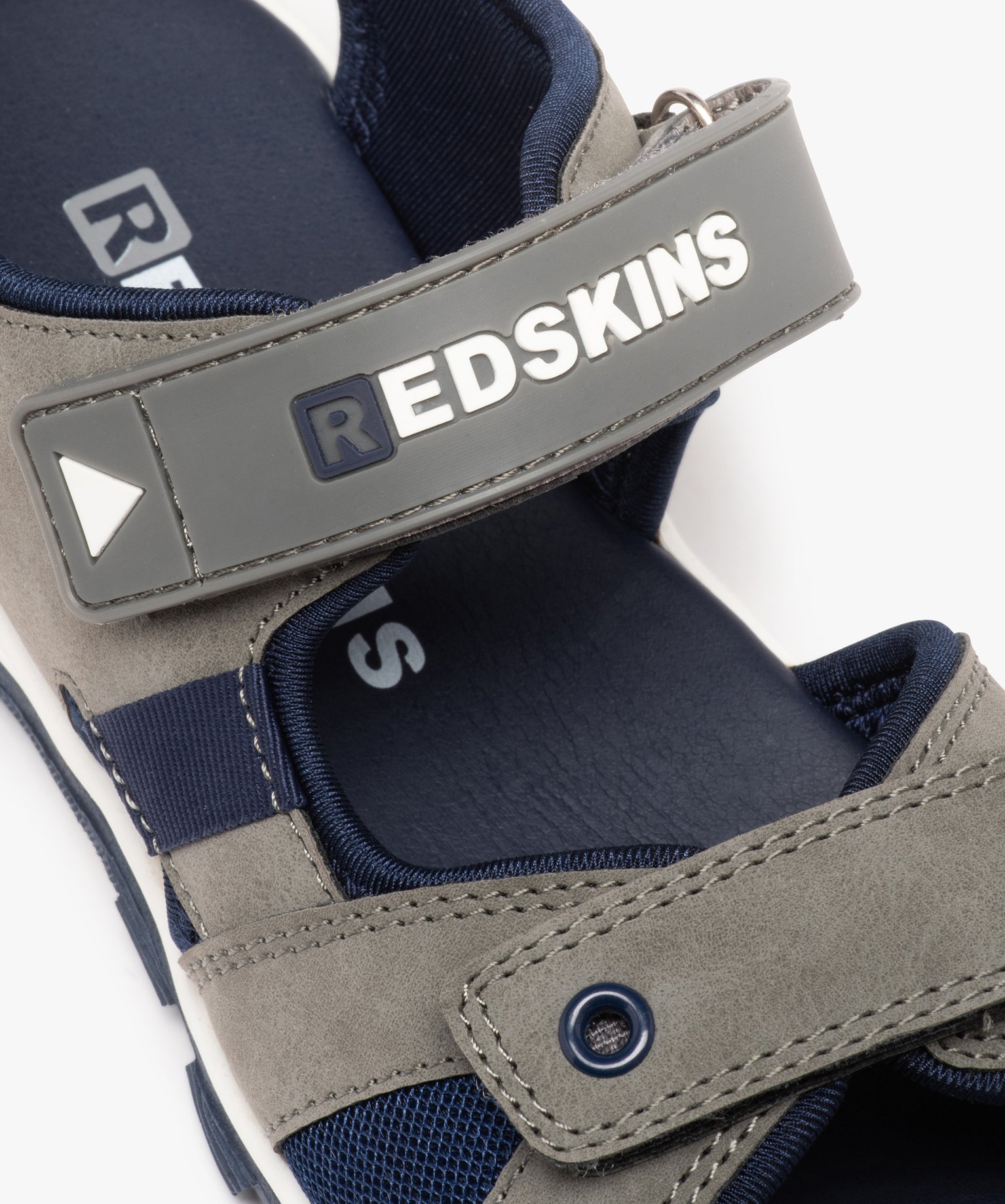 Sandales sport Garçon à brides scratch - Redskins gris | GEMO