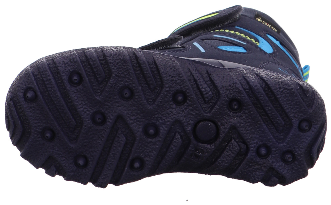 HUSKY - Blau/Grün Boots mit Klettverschluss