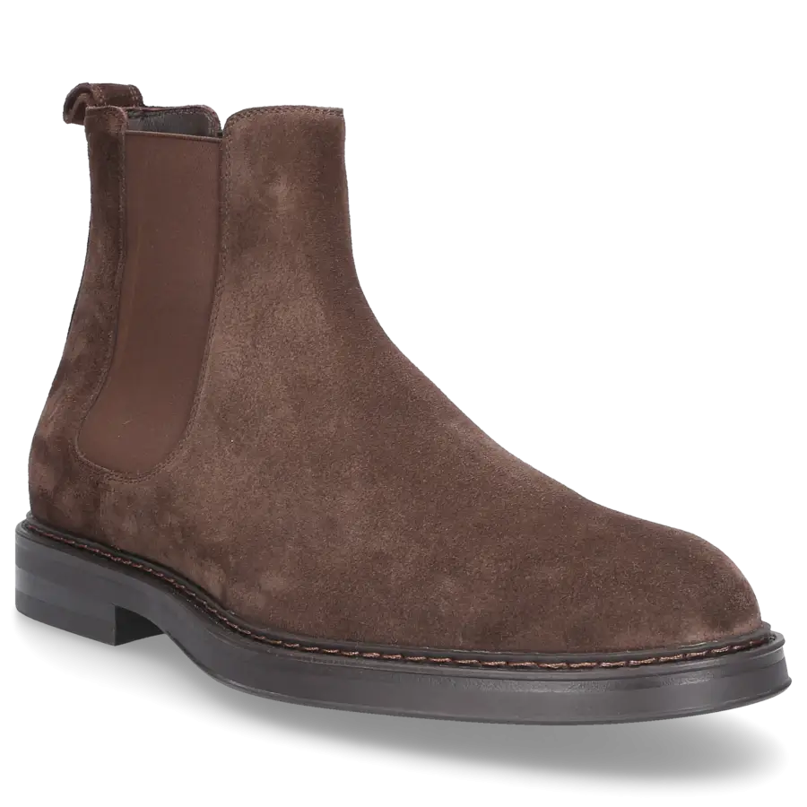 Henderson - Chelsea Boots 82503 Veloursleder - braun