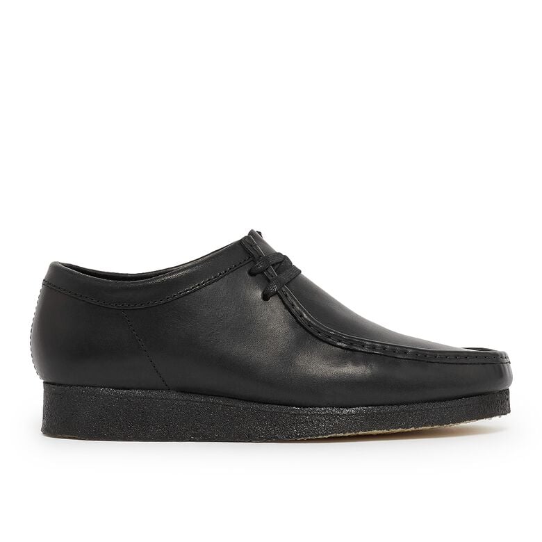 Clarks Wallabee black leather
