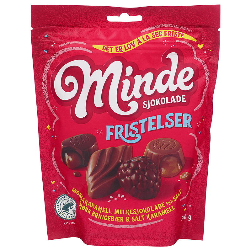 Minde Minde fristelser 250 g, rød