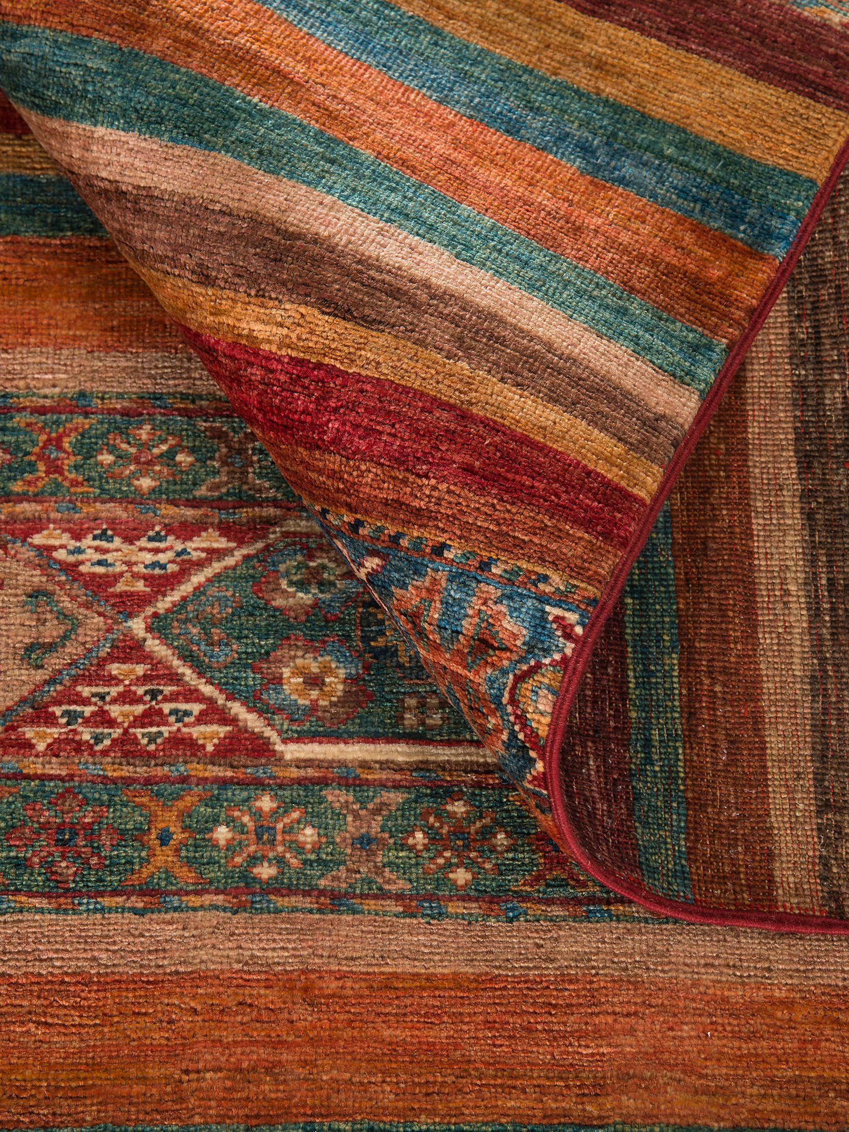 Chobi Schal ca. 209 x 300 cm, Unikat / Einzelstück