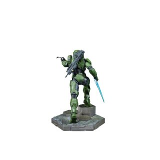 Halo Infinite Master Chief with Grappleshot PVC Statue