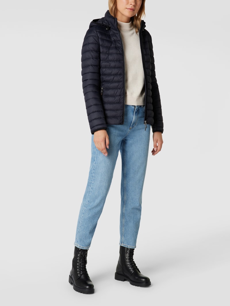 Steppjacke mit Wattierung in marineblau