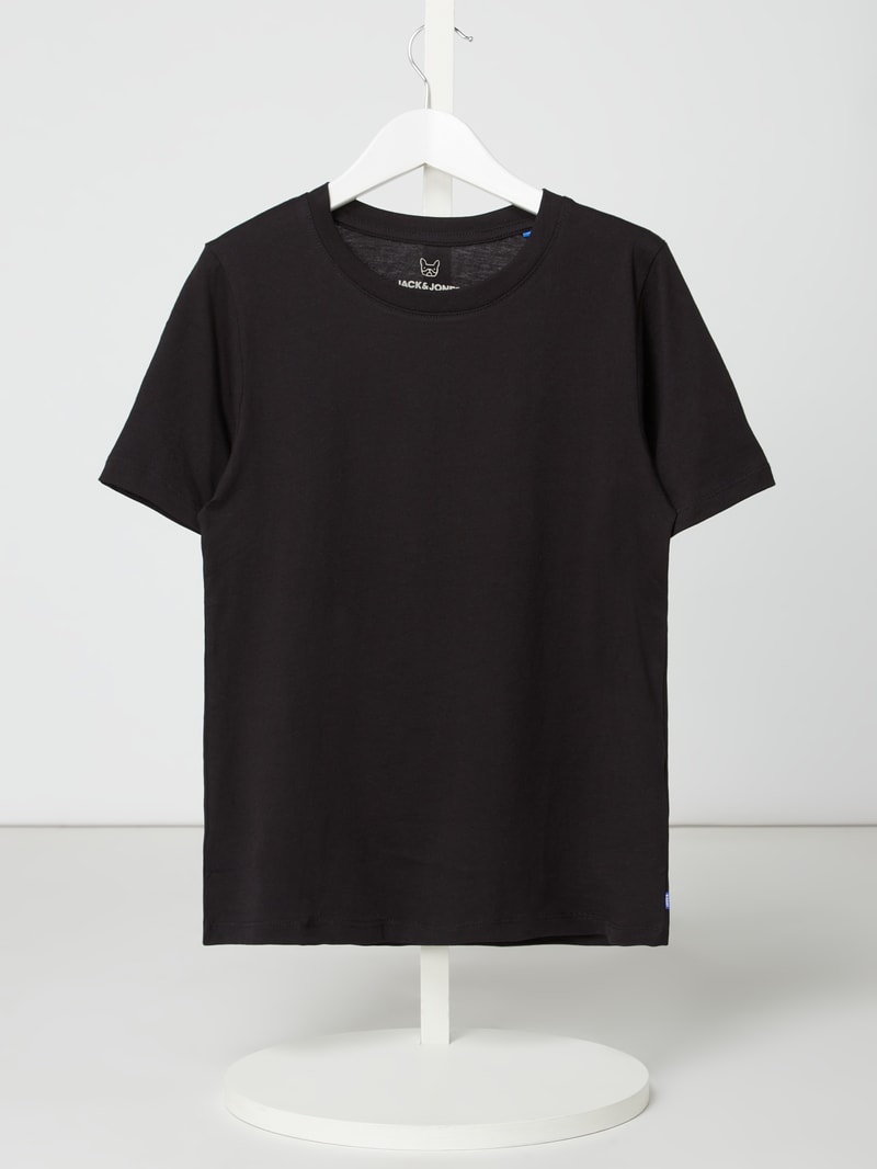 T-Shirt aus Bio-Baumwolle in schwarz