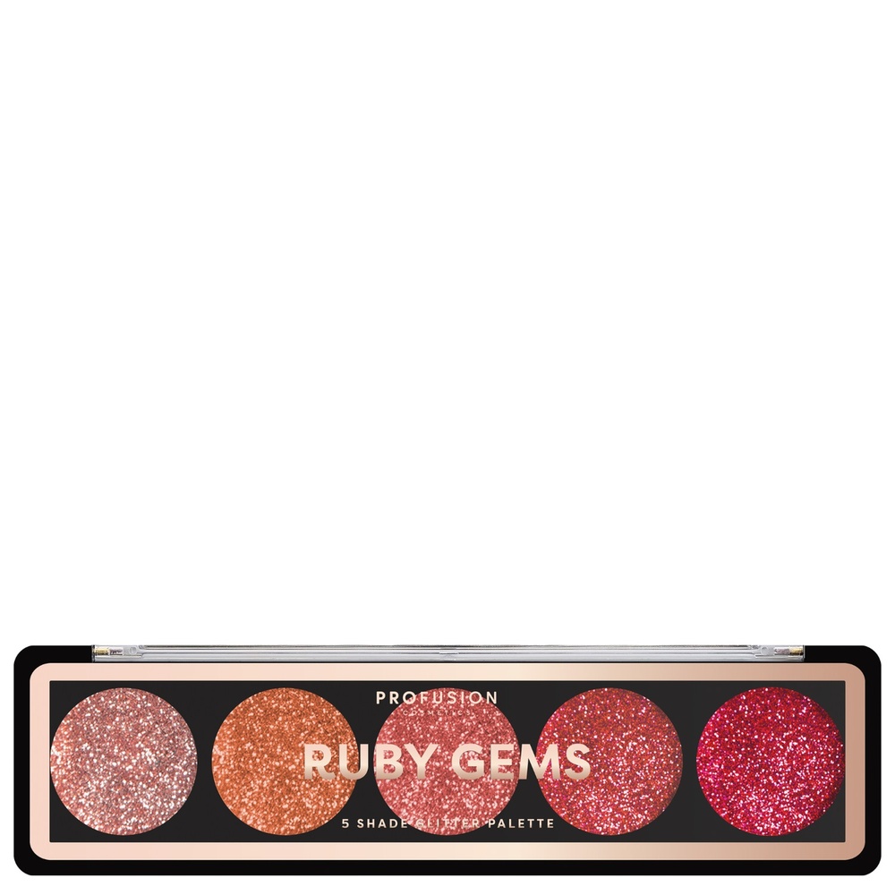 Profusion Cosmetics Palette Yeux Glitter Ruby Gems Palette de maquillage
