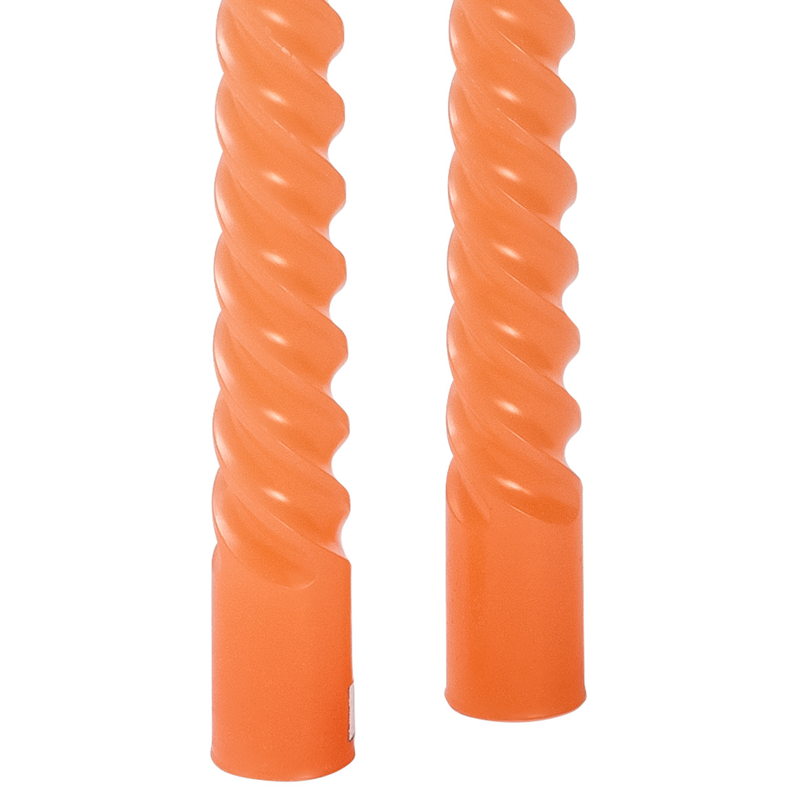 2 Stabkerzen in gedrehter Optik
