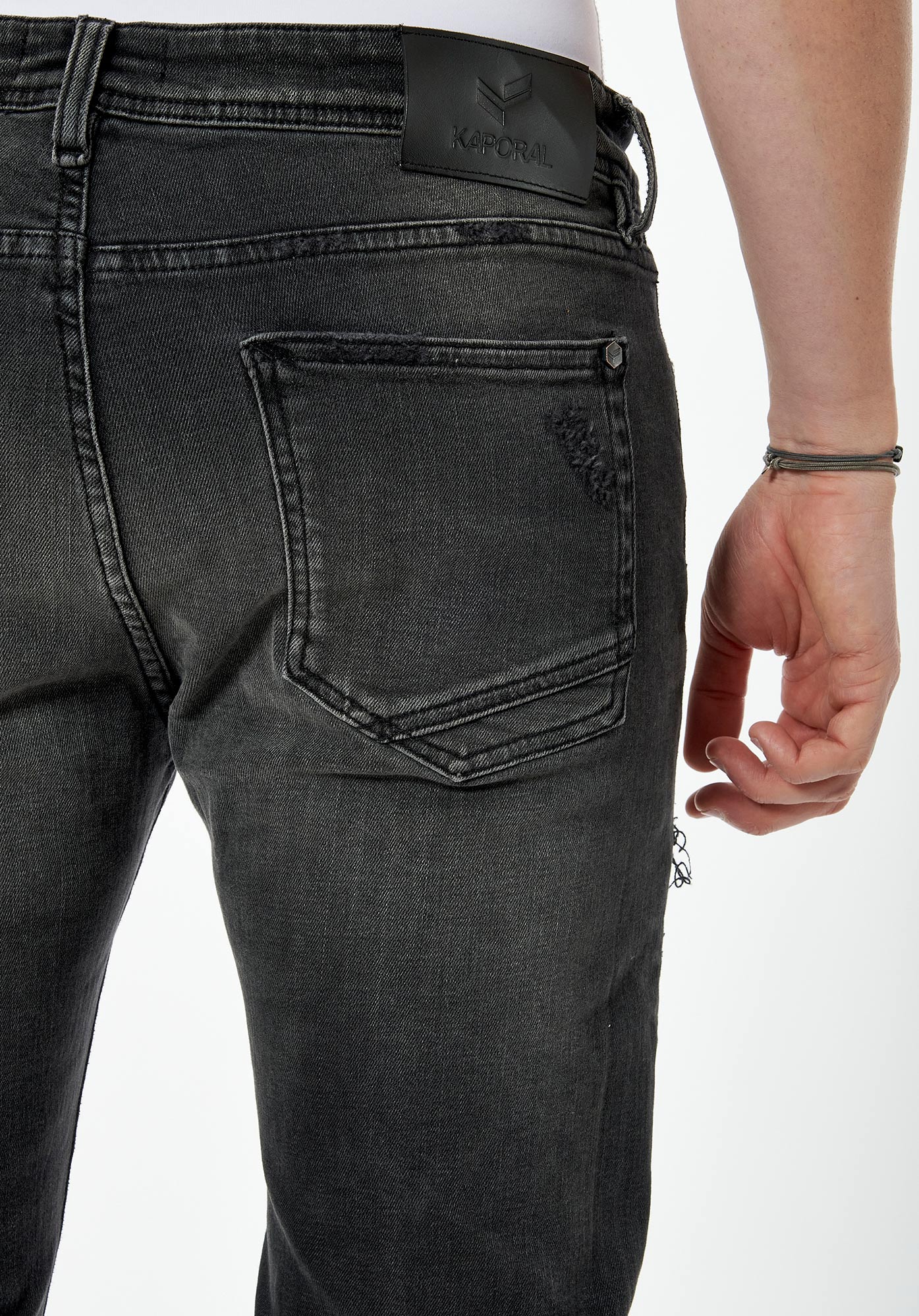 DADAS  Jean skinny noir délavé homme