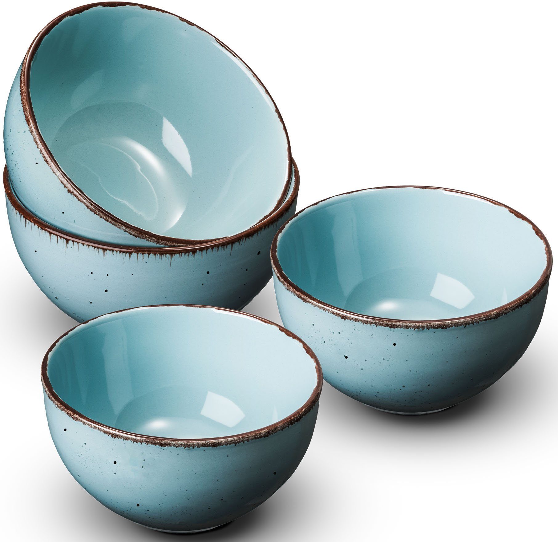 ARTE VIVA Schale Puro, Steinzeug, (Set, 4-tlg), Ø 14 cm, vom Sternekoch Thomas Wohlfarter empfohlen