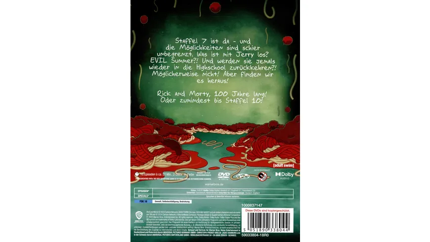 Rick & Morty - Staffel 7  [2 DVDs]