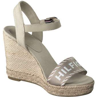 Tommy Hilfiger Seasonal Webbing Wedge in beige