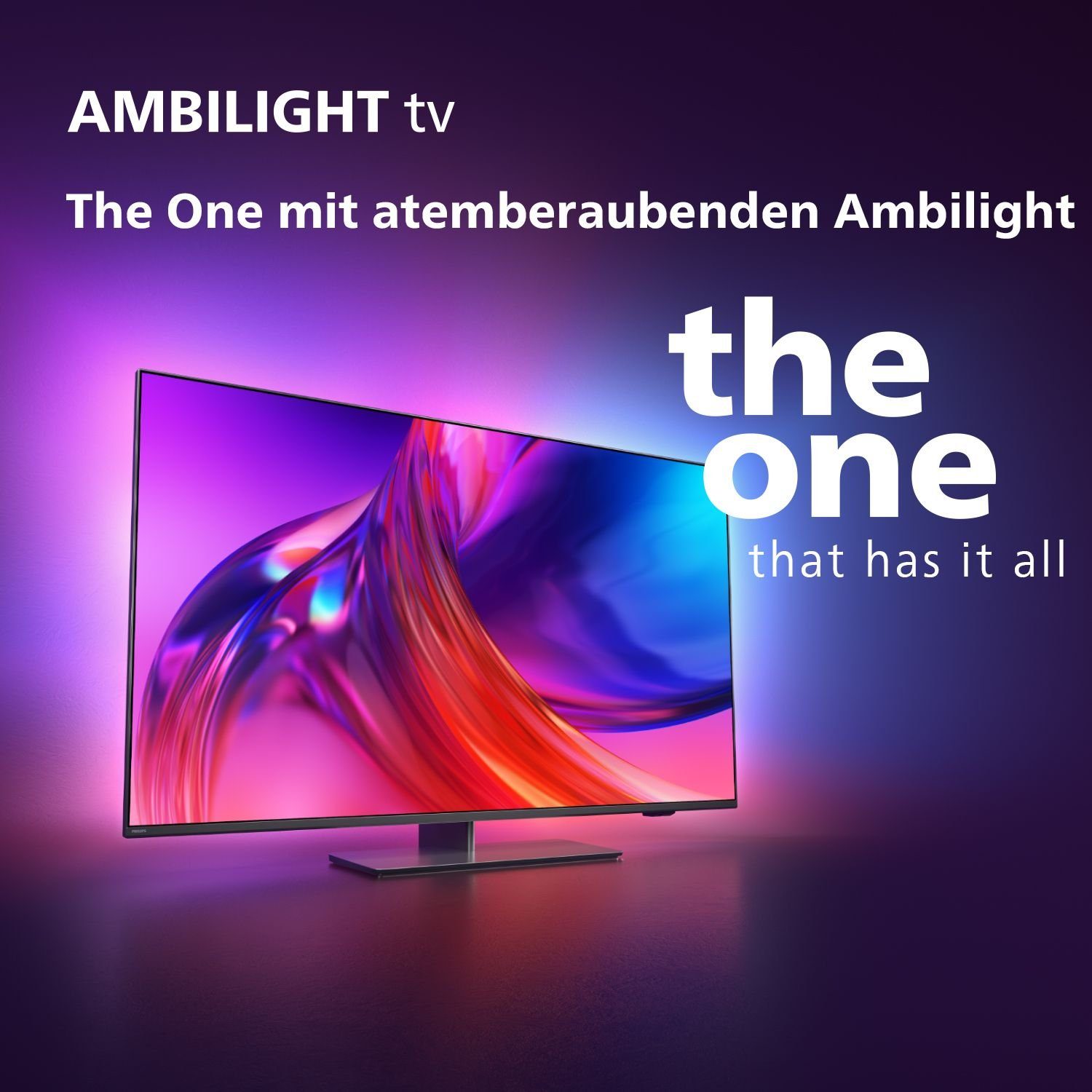 Philips 43PUS8808/12 LED-Fernseher (108 cm/43 Zoll, 4K Ultra HD, Android TV, Google TV, Smart-TV)