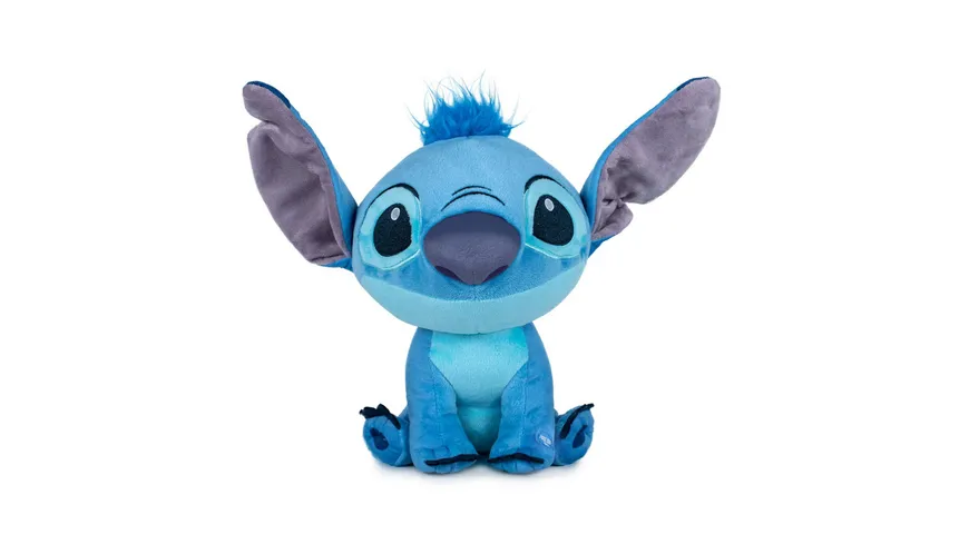 Stitch Plüsch sitzend mit riesigem Kopf mit Sound - 30 cm 1 cm