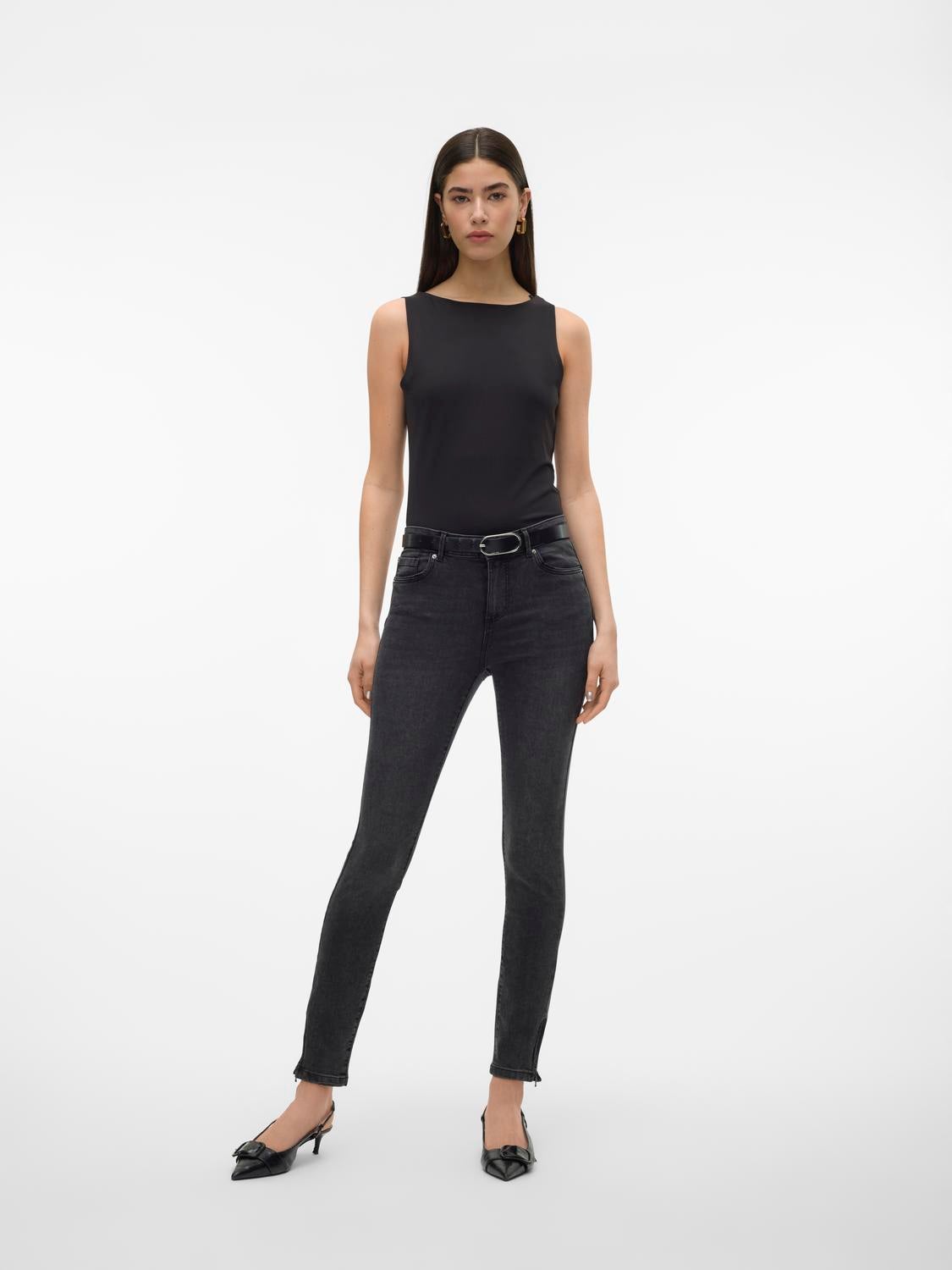 VMALIA Mid Rise Slim Fit Jeans