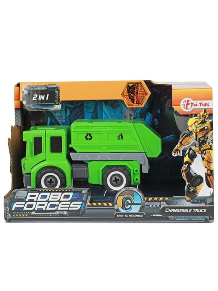 Toi-Toys Müllauto Verwandlungs Roboter Müllwagen LKW 3 Jahre günstig kaufen onesize