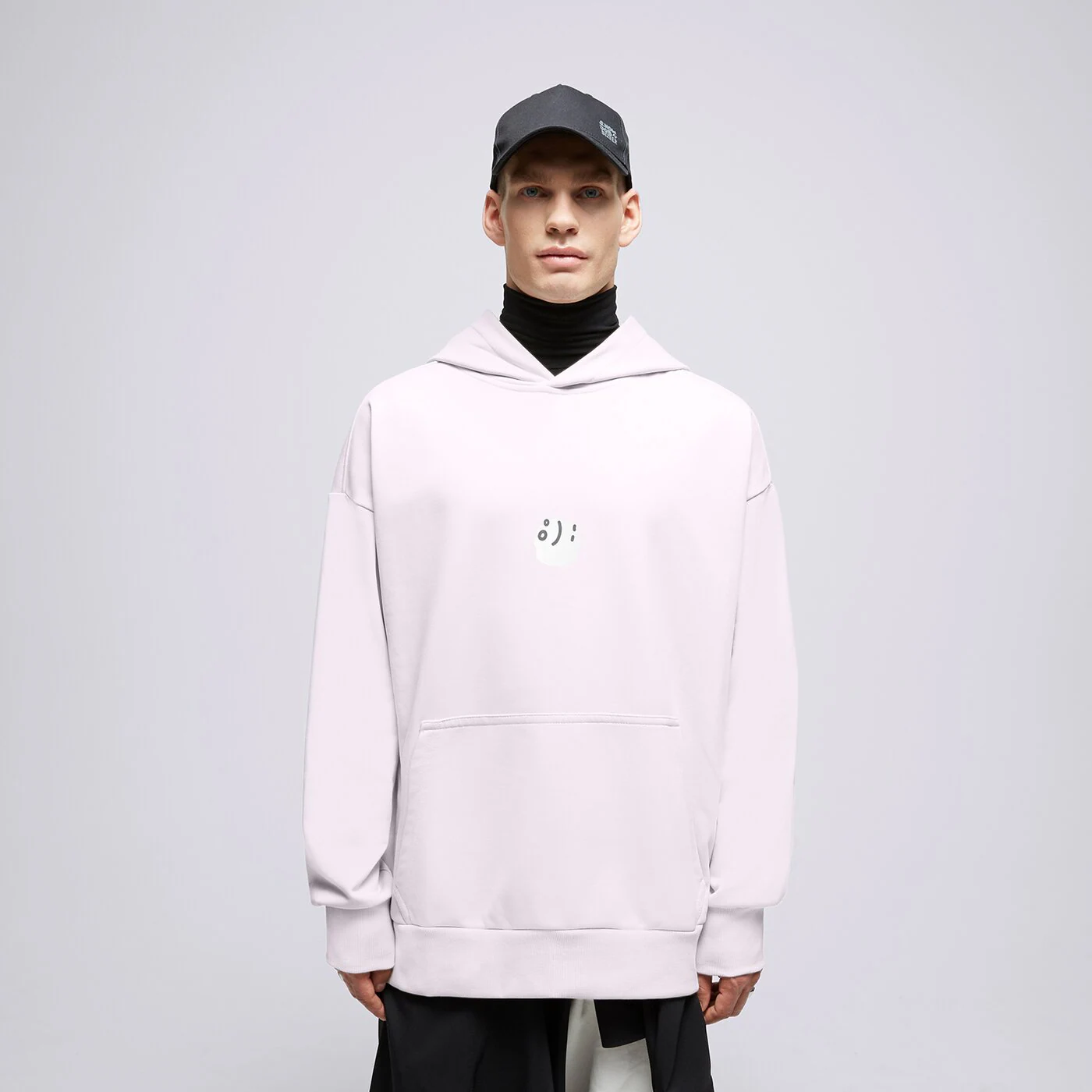 S.NOW JOB SIZEER HOODIE “I DECIDE” OFF WHITE Beige