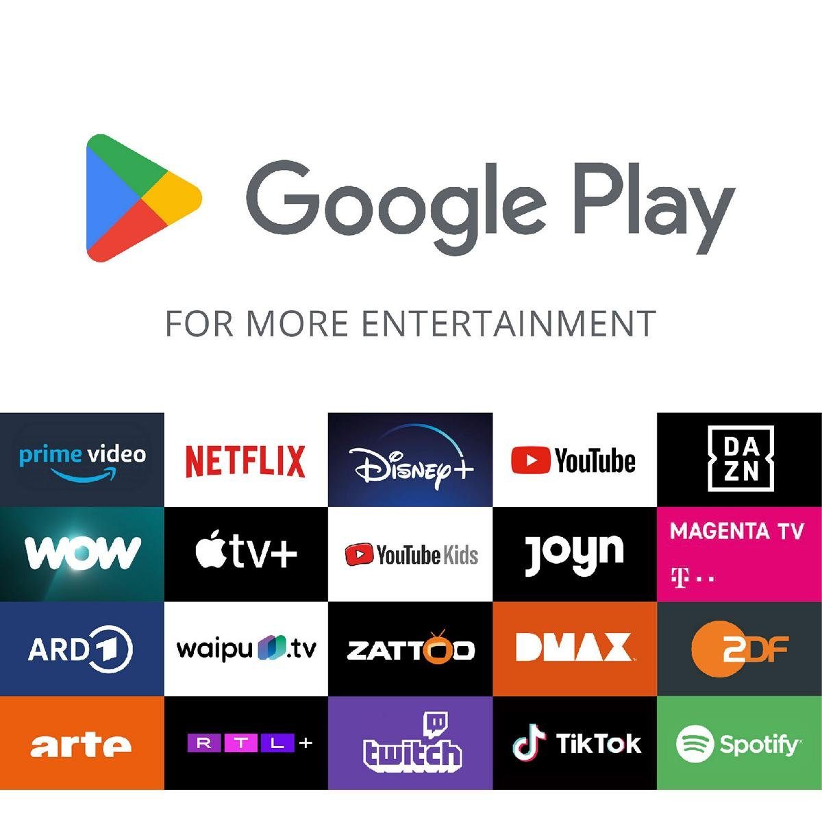Dyon iGoo-TV 40F LED-Fernseher (100 cm/40 Zoll, Full HD, Smart-TV)