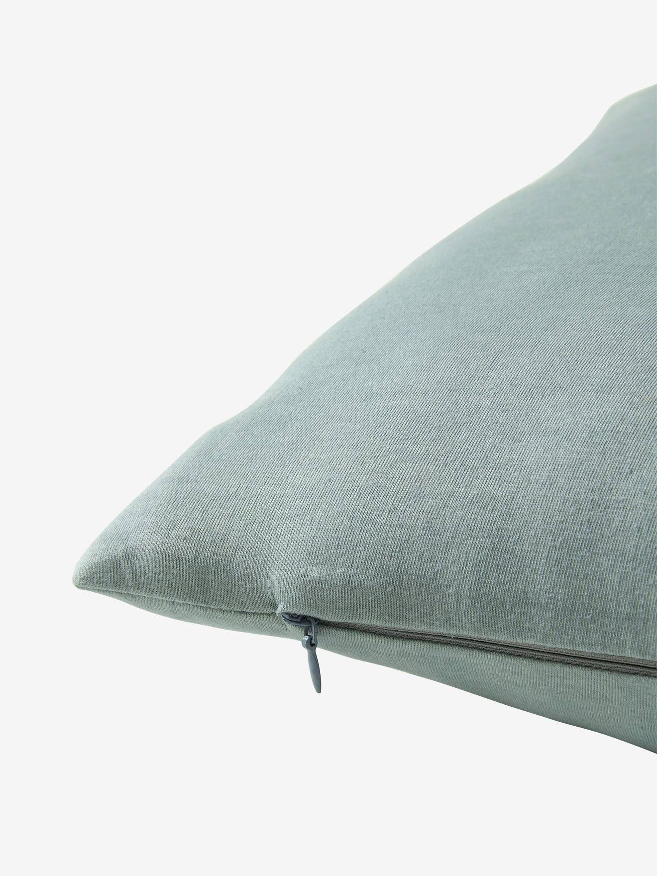 Coussin tête d'animal gris chiné