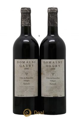 Côtes du Roussillon Villages La Muntada Gauby (Domaine)  1999 - Lot de 2 Bouteilles