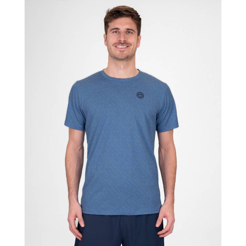 BIDI BADU Crew Two Colored Tee Tennisshirt Herren