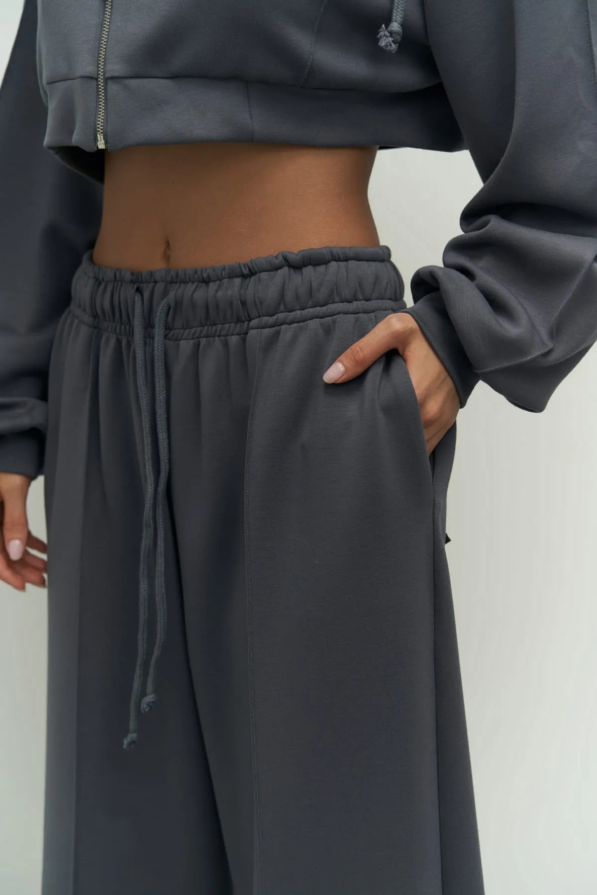 MAİ COLLECTİON  Zweiteiler - Grau - Regular Fit